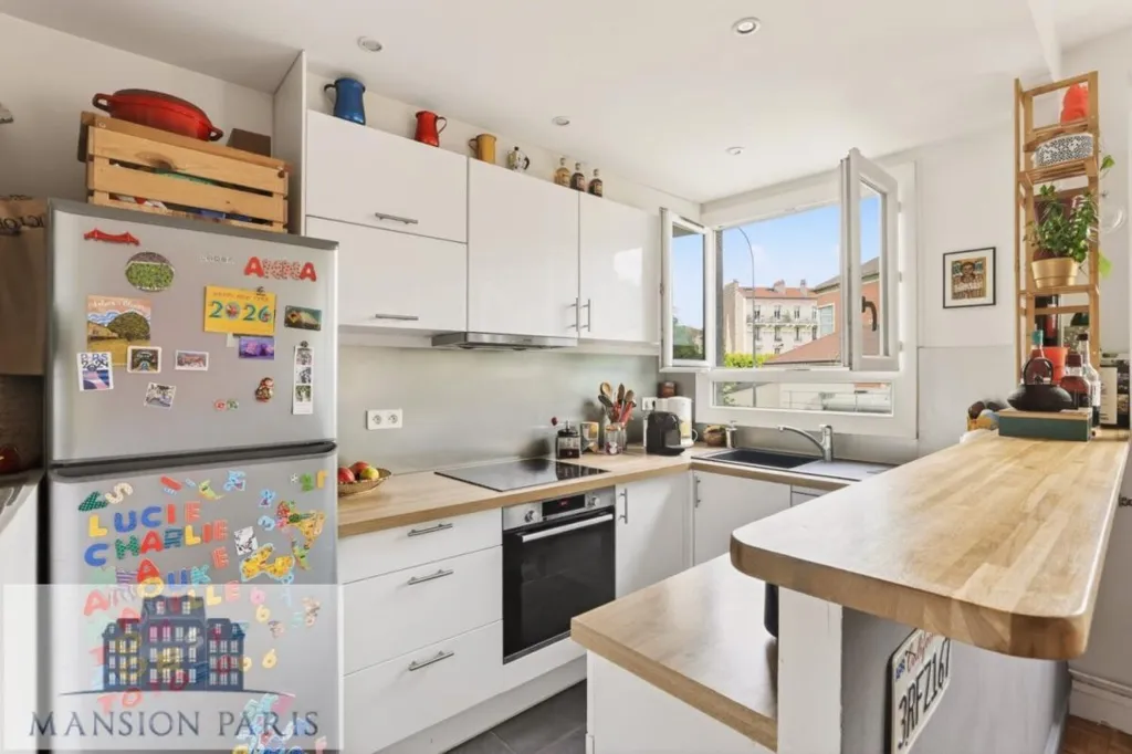 Cuisine - Appartement Traversant au Centre de Malakoff