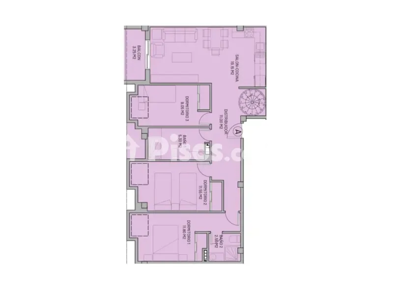 Plan - Penthouse with Sea View in Ribeira