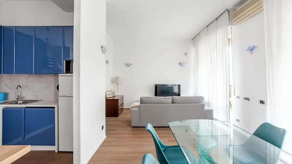 Köök - Modern Flat with Balcony in Milan