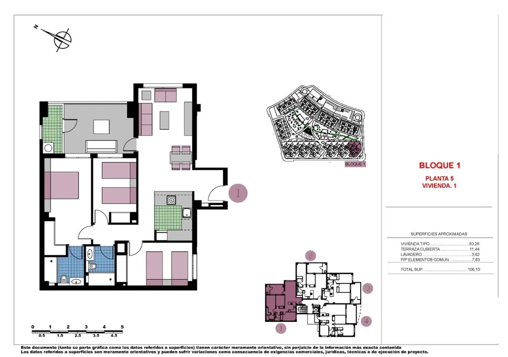 Planimetria - Penthouse with Terrace in Mil Palmeras