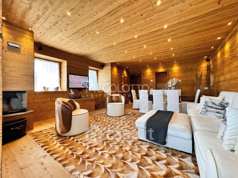 Soggiorno - Luxury Apartment with Panoramic View in Cortina d'Ampezzo