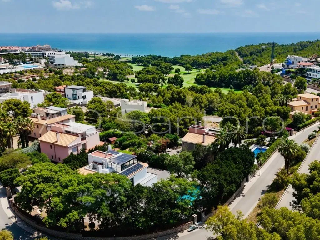 Vista aerea - Development Land with Sea Views in Can Girona, Sitges