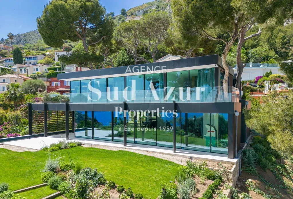 Extérieur - Villa Contemporaine avec Vue Mer à Èze