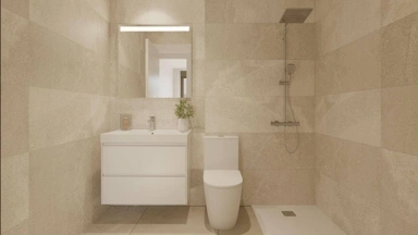 Salles de bain - Luxury Apartment with Pool in La Línea de la Concepción