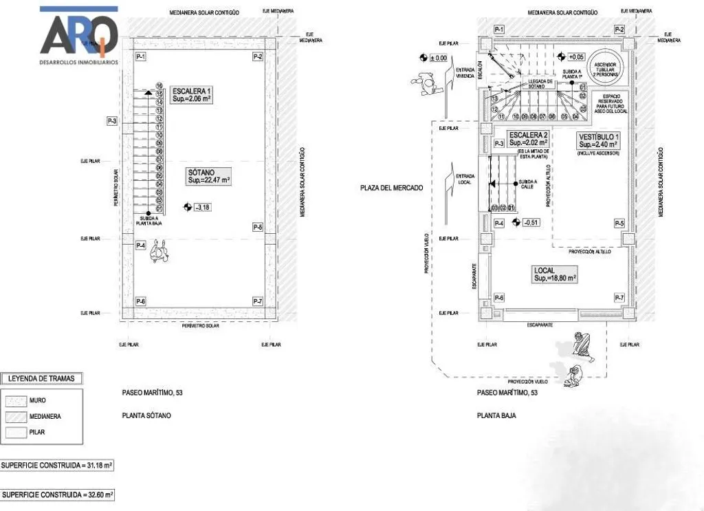 Plaan - Plot for Development with Sea View in Rincón de la Victoria