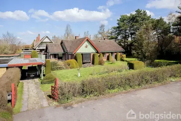 Vue aérienne - 1-Storey Villa with Garden in Sørbymagle