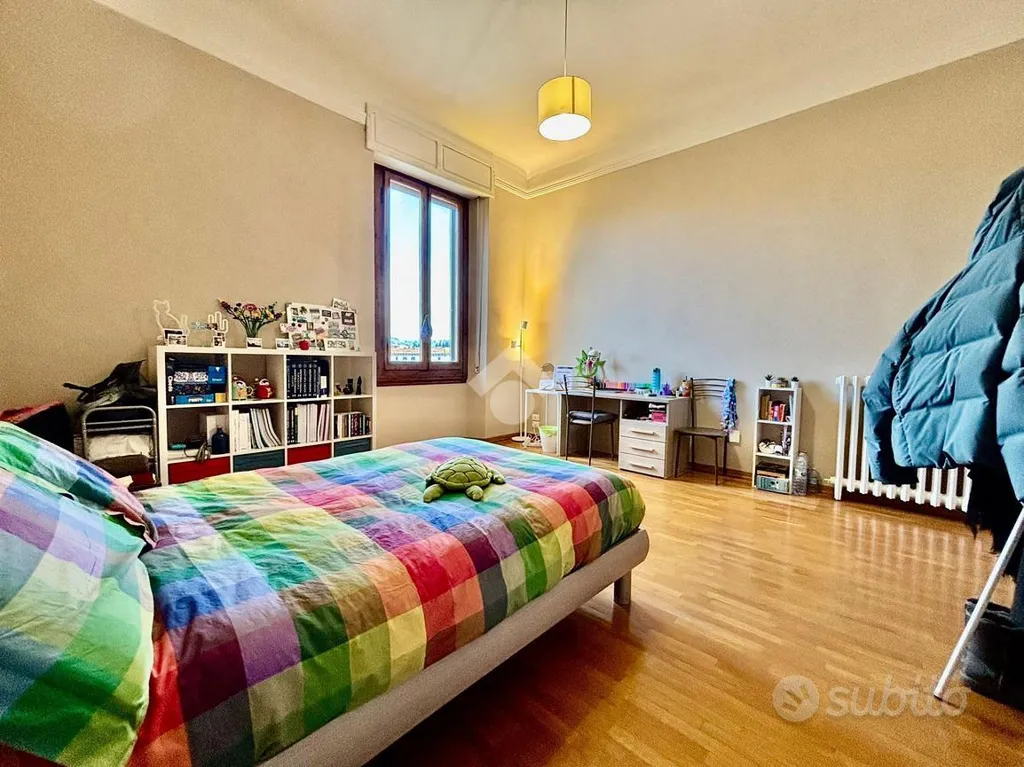Bedrooms - Period Apartment with Balcony in Florence