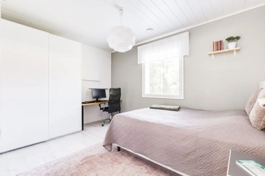Bedrooms - House with Garden and Sauna in Lappajärvi