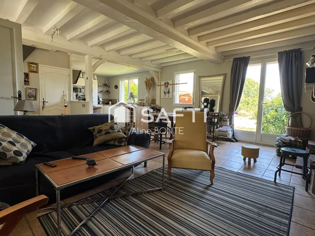Soggiorno - Charming House with Pool near Ferrières-sur-Risle