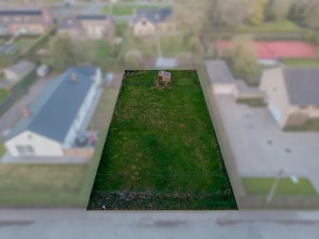 Õhuvaade - Residential Plot with Castle View in Diksmuide