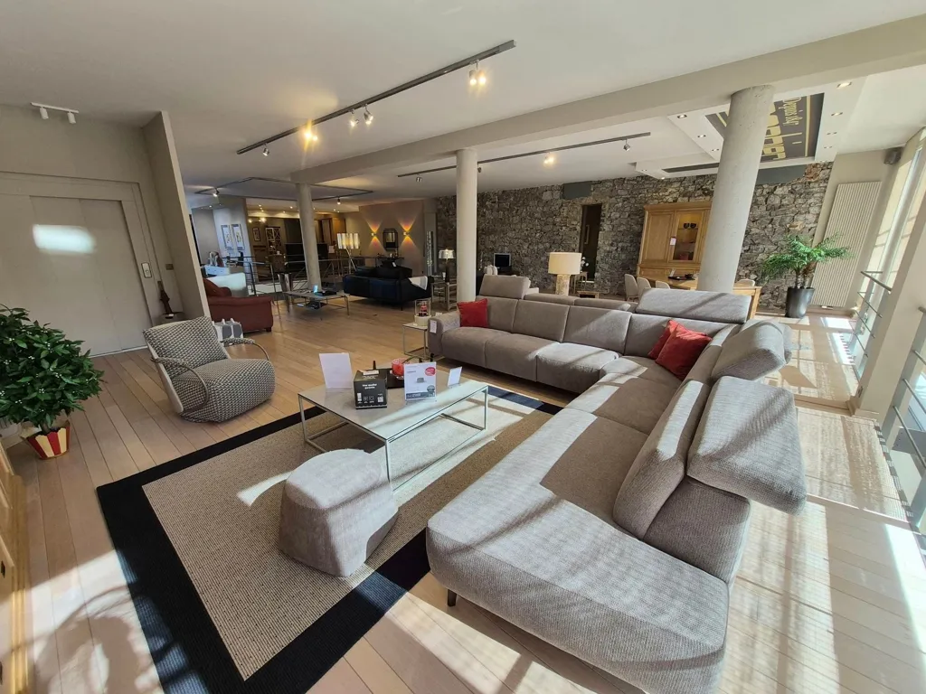 Living Room - Commercial Property with Loft in Mettet