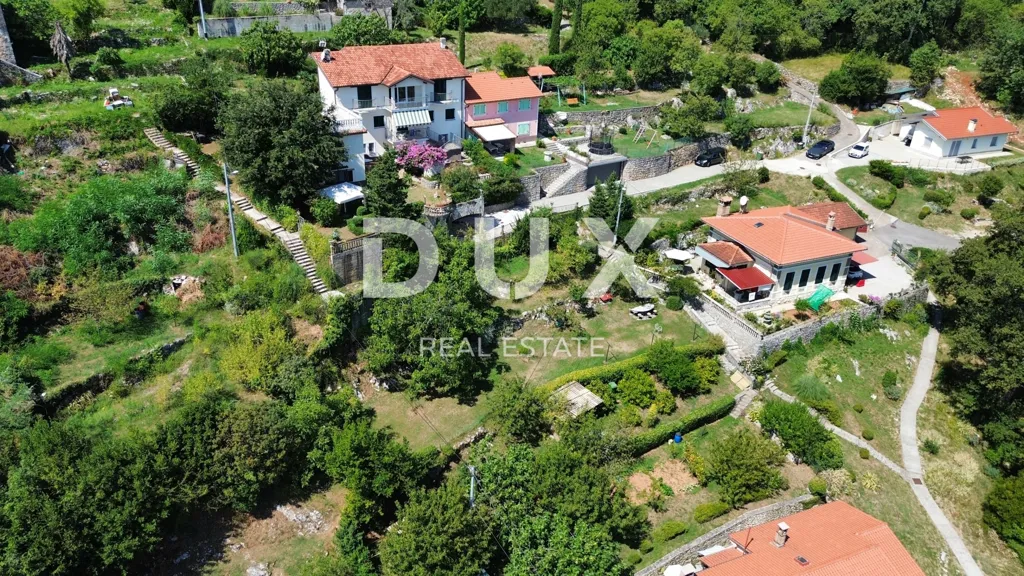 Õhuvaade - Plot for Villa with Sea View in Lovran