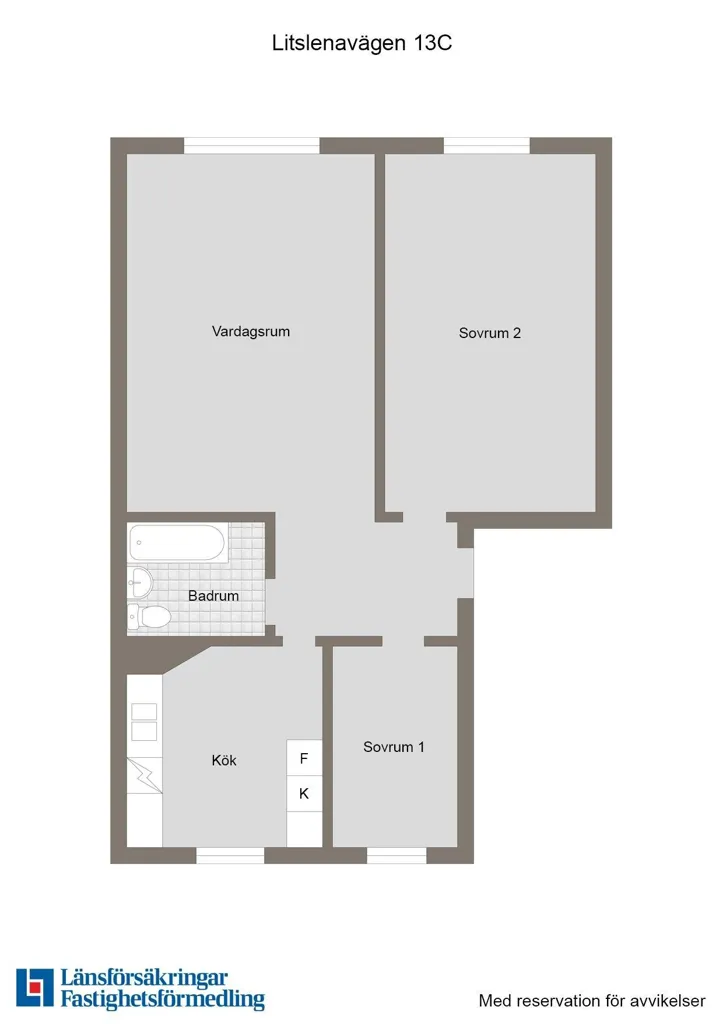 Floor Plan - Historic Villa with Garden in Enköping