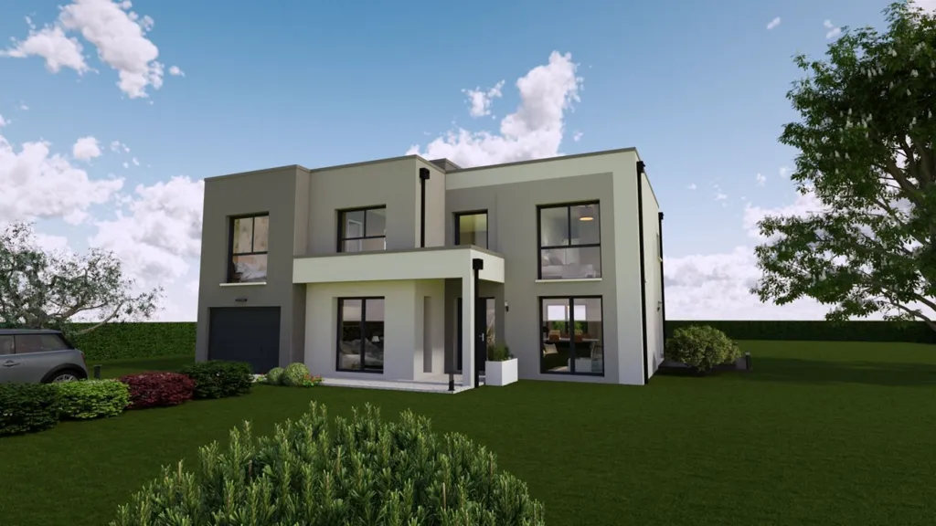 New Build House with Forest View in Noiseau