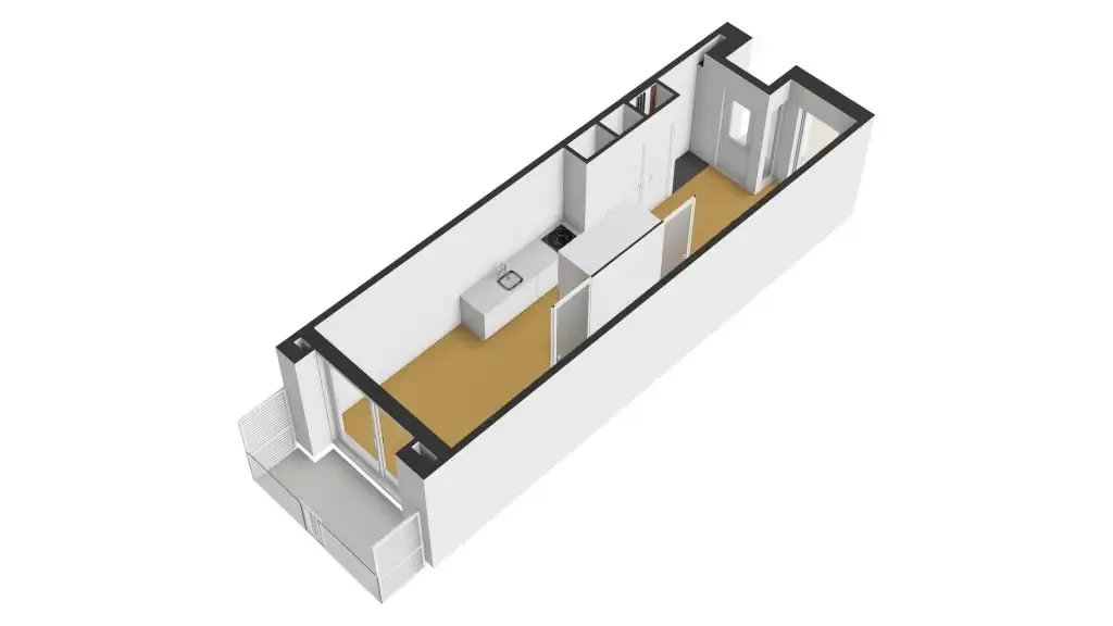 Plan - Modern Mansion with Balcony in Amsterdam
