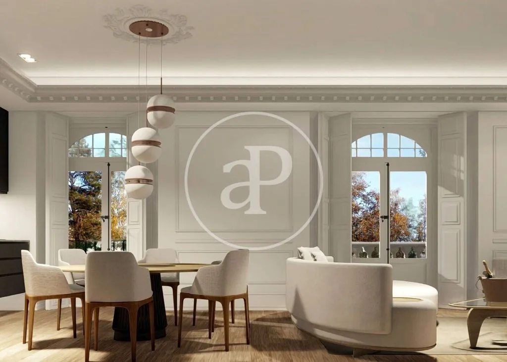 Living Room - Luxury Flat with Pool in Salamanca, Madrid