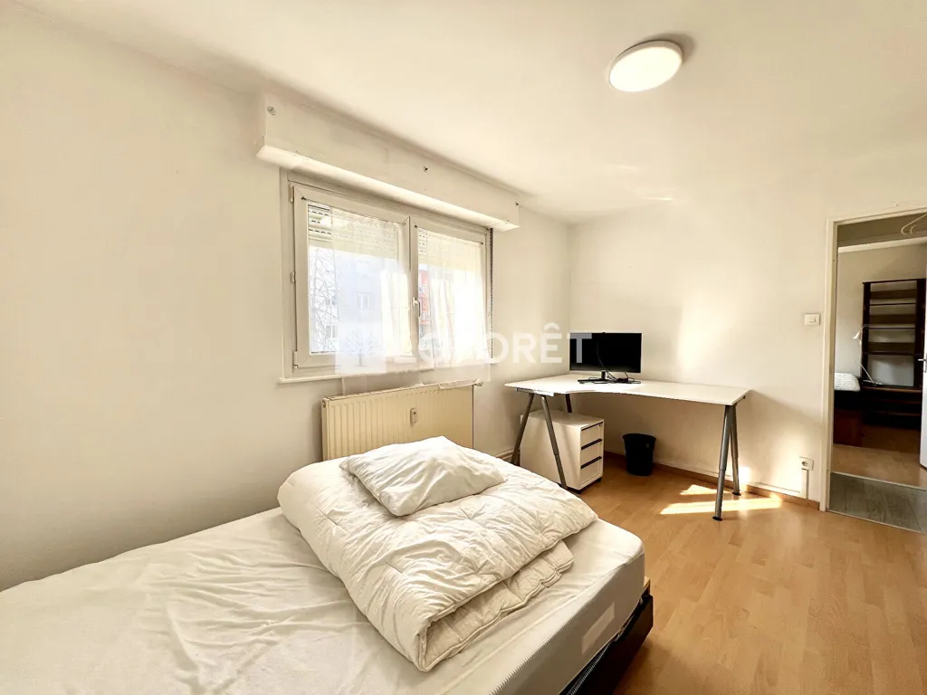 Chambres - Appartement Meublé avec Balcon à Strasbourg