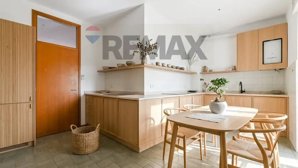 Köök - Bright Three-Bedroom with Park Views in Vedano al Lambro
