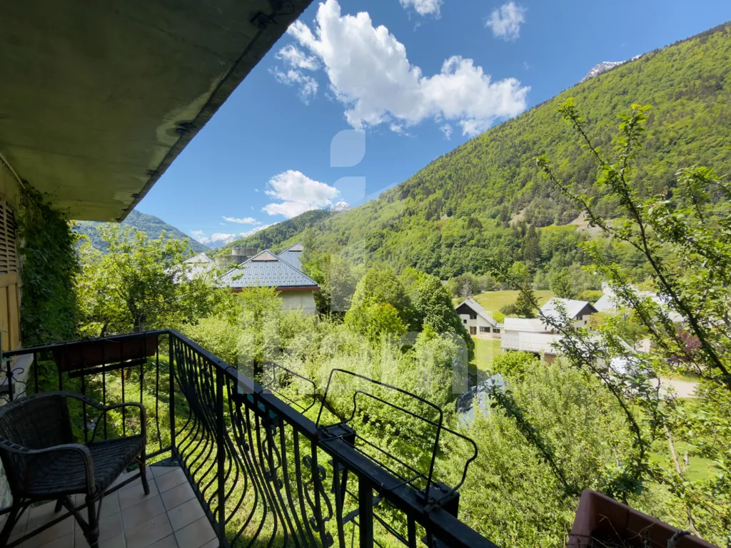 Balcon - Maison à Vaujany avec Jardin et Proximité Eau d'Olle