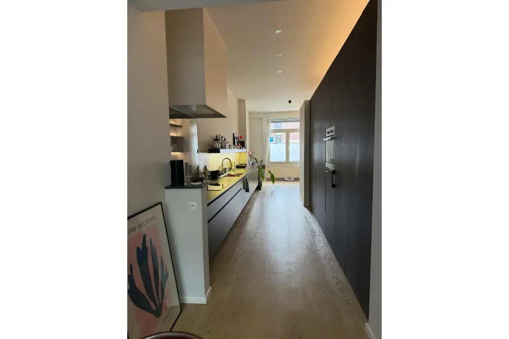 Köök - Furnished Triplex with Garden in Antwerp