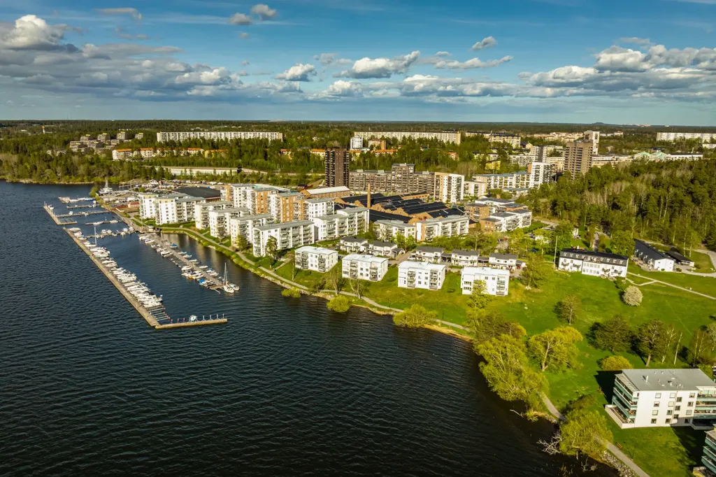 Vista aerea - Efficient Flat with Garden Access in Stockholm